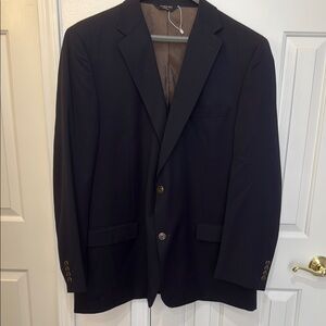 NWOT-Joseph & Feiss Gold-Black Blazer. Suit Jacket/Blazer. Black. Wool. Size 50L
